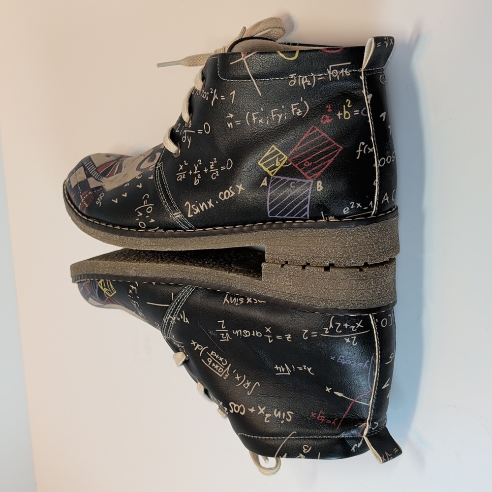 Goby Cat Math Lace-Up Ankle Boots Size EU 38 - US Size 7.5 - Picture 9 of 16